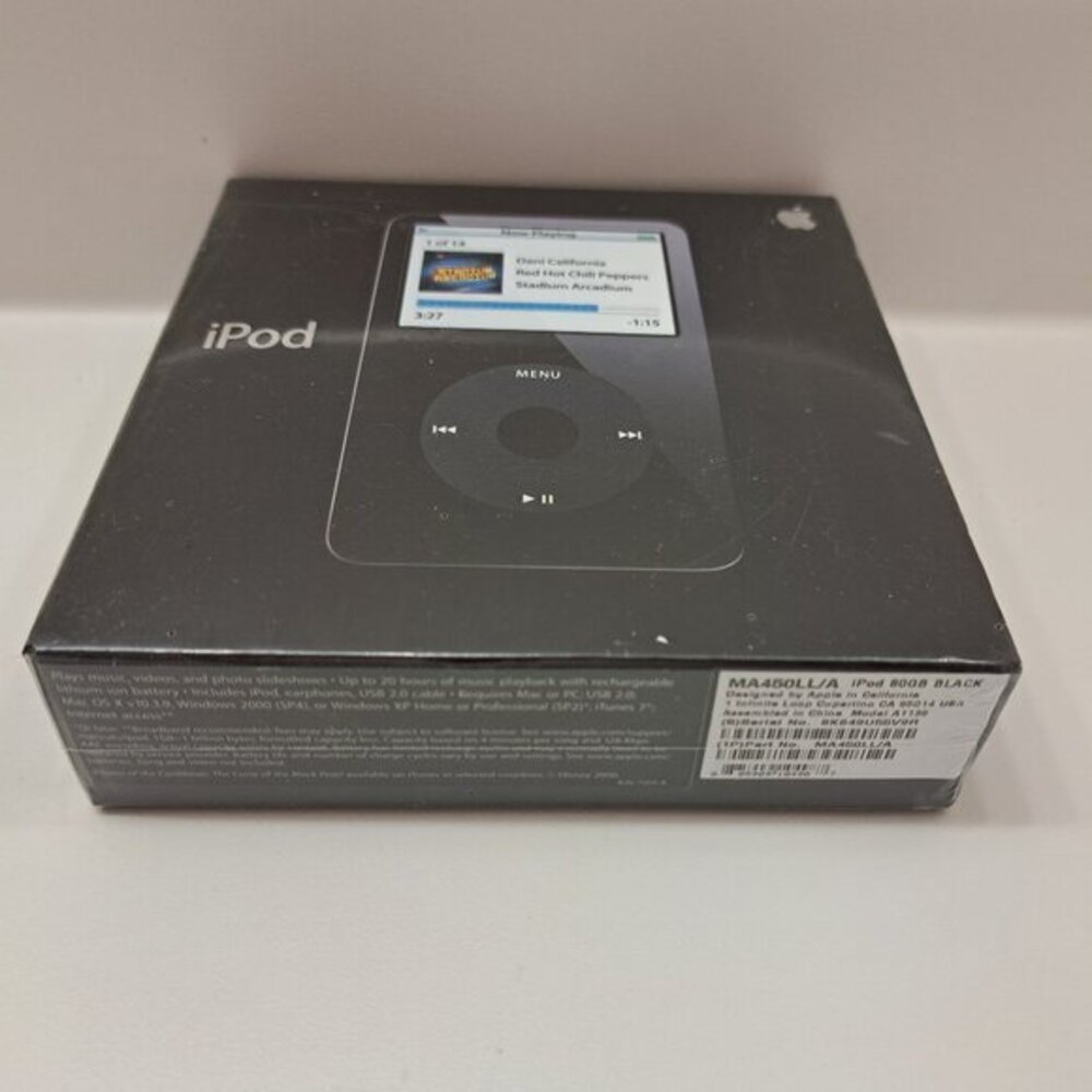 Apple iPod Video 5th Generation 80GB Black MA459LL/A A1136 - BRAND NEW SEALED